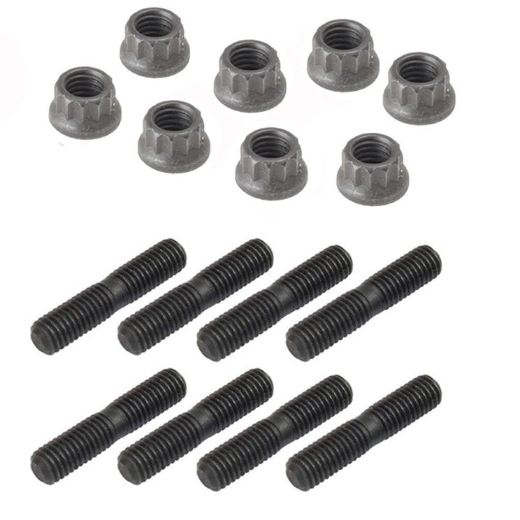 Vw Bug Exhaust Stud & Nut Kit. 8 Nuts 12 Point & 8 Exhaust Studs. Sold As Kit - Moore Parts