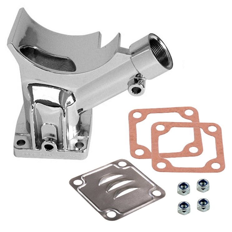 Vw Bug Ghia Bus Chrome 12V Alternator / Generator Stand With Gaskets - Moore Parts