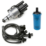 Vw Bug Ignition Kit 009 Distributor, 12V Marflex Blue Coil, Black Wires - Moore Parts
