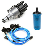 Vw Bug Ignition Kit 009 Distributor, 12V Marflex Blue Coil, Blue Wires - Moore Parts