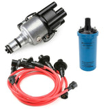 Vw Bug Ignition Kit 009 Distributor, 12V Marflex Blue Coil, Red Wires - Moore Parts