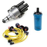 Vw Bug Ignition Kit 009 Distributor, 12V Marflex Blue Coil, Yellow Wires - Moore Parts