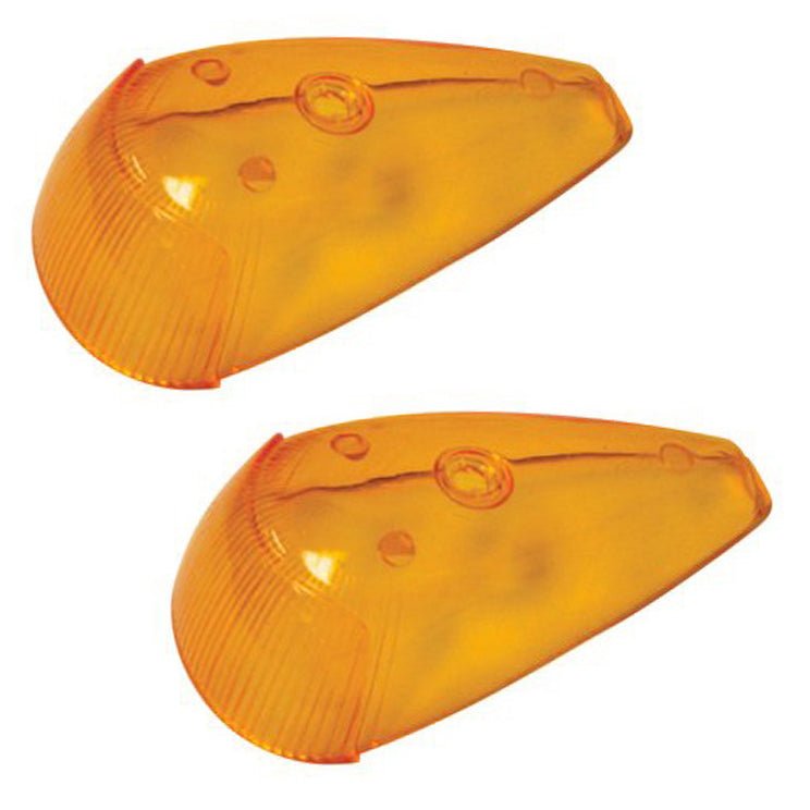 Vw Bug Left & Right Amber Front Turn Signal Lens 1964 - 1966, Pair - Moore Parts