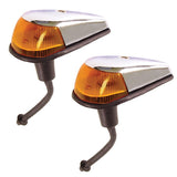 Vw Bug Left & Right Amber Front Turn Signal Light Assemblies 1964 - 66, Pair - Moore Parts