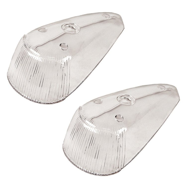 Vw Bug Left & Right Clear Front Turn Signal Lens 1964 - 1966, Pair - Moore Parts
