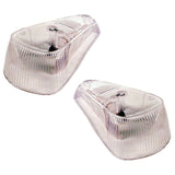 Vw Bug Left & Right Clear Front Turn Signal Lens 1970 - 79, Pair - Moore Parts