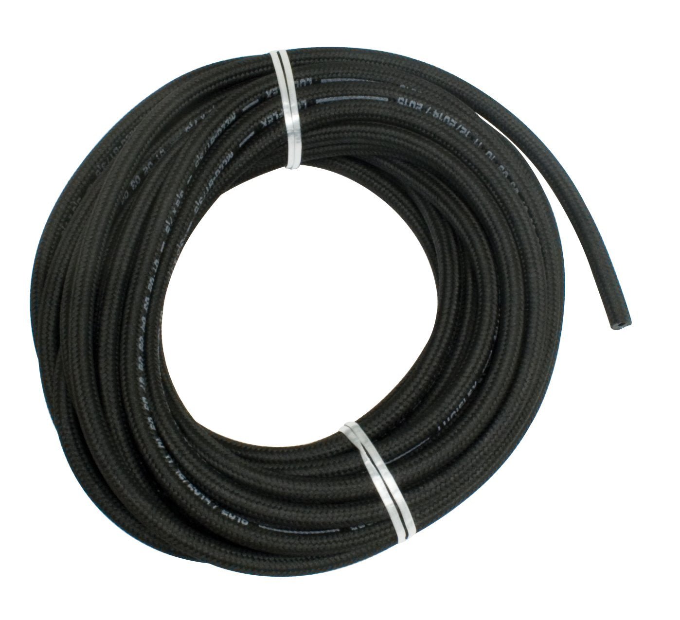 VW Bug OE Style Braided Fabric Fuel Hose, 5mm I.D. x 5 Feet - Moore Parts