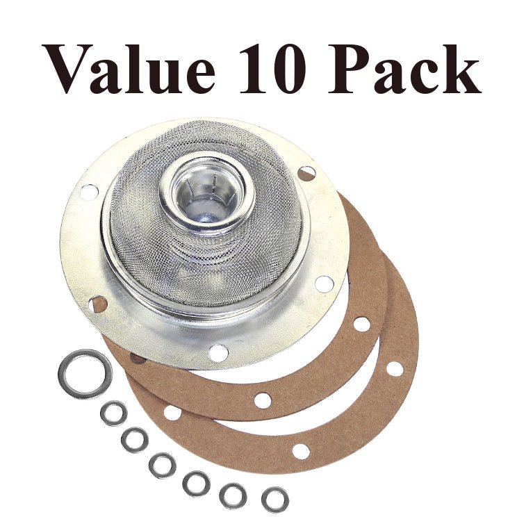 Vw Bug Oil Strainer Screen Kit 1600cc 1970 - 79 Dual Relief Case, 10 Pack - Moore Parts