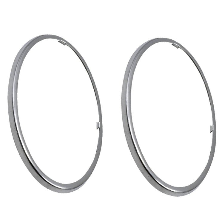 Vw Bug Tail Light Lens Chrome Trim Ring 1962 - 67, Left & Right, Pair - Moore Parts