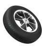 VW Bug Wheel & Tire Package, Yokohama Tires and EMPI 4 Lug , Black/Polished Wheels Set Of 4 - Moore Parts