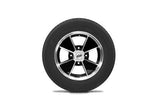 VW Bug Wheel & Tire Package, Yokohama Tires and EMPI 4 Lug , Black/Polished Wheels Set Of 4 - Moore Parts