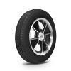 VW Bug Wheel & Tire Package, Yokohama Tires and EMPI 4 Lug Staggered, Black/Polished Wheels Set Of 4 - Moore Parts