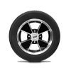VW Bug Wheel & Tire Package, Yokohama Tires & EMPI 4 lug Black/Polished Wheels Set Of 4 - Moore Parts