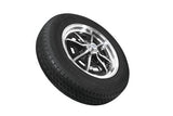 VW Bug Wheel & Tire Package, Yokohama Tires & EMPI 4 Lug Sprintstar Black/Polished Wheels Set Of 4 - Moore Parts