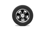 VW Bug Wheel & Tire Package, Yokohama Tires & EMPI 5 Lug Black/Polished Wheels Set Of 4 - Moore Parts