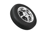 VW Bug Wheel & Tire Package, Yokohama Tires & EMPI 5 Lug Sprintstar Black/Polished Wheels Set Of 4 - Moore Parts