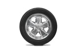 VW Bug Wheel & Tire Package, Yokohama Tires & EMPI 5 Lug Staggered, Alloy Polished Wheels Set Of 4 - Moore Parts