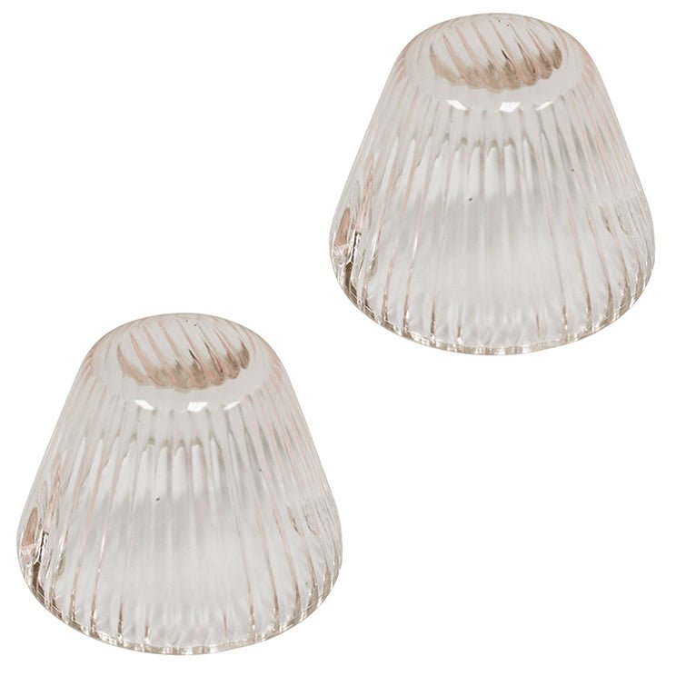 Vw Ghia Left Or Right Clear Front Bullet Turn Signal Lens 1964 - 69, Pair - Moore Parts