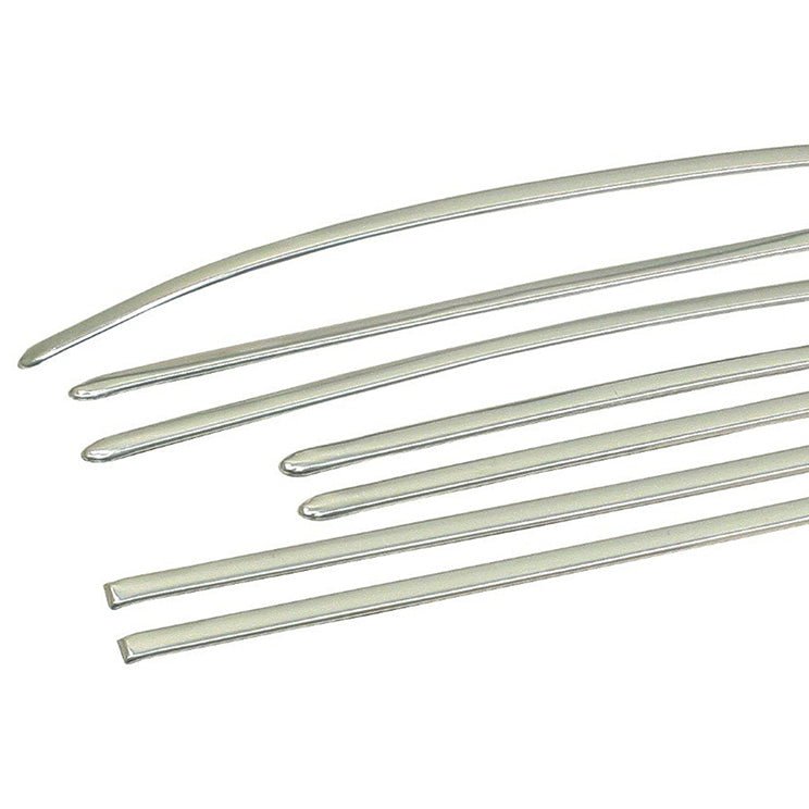 Vw Super Beetle Aluminum Outside Molding Kit With Clips For Type 1 1971 - 72 - Moore Parts
