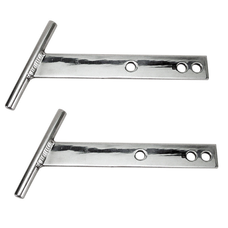 Empi 3174 Vw Bug Cal look T-Bars, Chrome Steel 1955-67 Front Or Rear, Pair