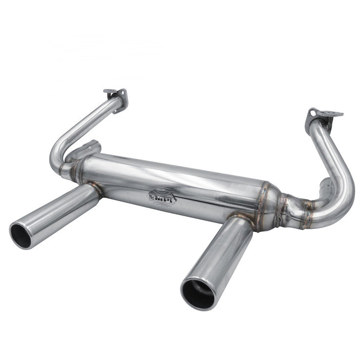 Empi 3421 Vw Stainless Steel 2 Tip Deluxe Exhaust System, Air-cooled Vw Bug & Ghia
