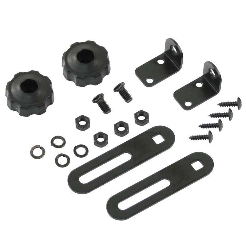 Empi 4580-7  Black 5 Panel Mirror Hardware Vw Dune Buggy Ghia Jeep Golf Cart