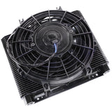 Empi 9292 Mesa 72 Plate Oil Cooler/Electric Fan Kit W/Fan Thermostat, Hose, Fittings