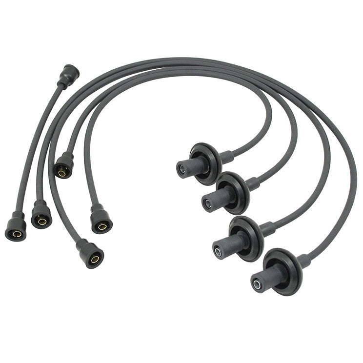 Empi 9314 Spark Plug Ignition Wire Set. Black 7mm For Air-cooled Vw Bug (00-9314-0)