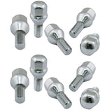 12mm Chrome Lug Bolts With 60 Degree Taper For Empi Wheels, 10 Pack