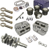 1600cc Air - cooled Vw Bug Engine Rebuild Kit, 69mm Crank New Heads / Pistons - Moore Parts