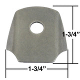 Empi 17-2793 Universal Chromoly Mounting Tab With 1/2" Hole, 4 Pack