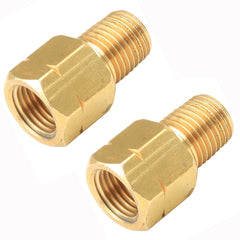 Empi 18-1102 Brass Brake Line Adapters, 1/8NPT To 10mm, Pair