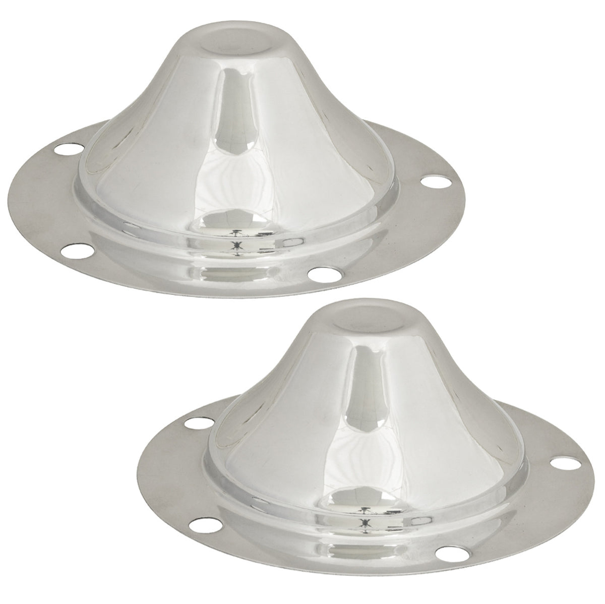 Empi 18-1115 Vw 5 Lug Aluminum Center Wheel Cap, Wheels With 6-1/2" Hole, Pair