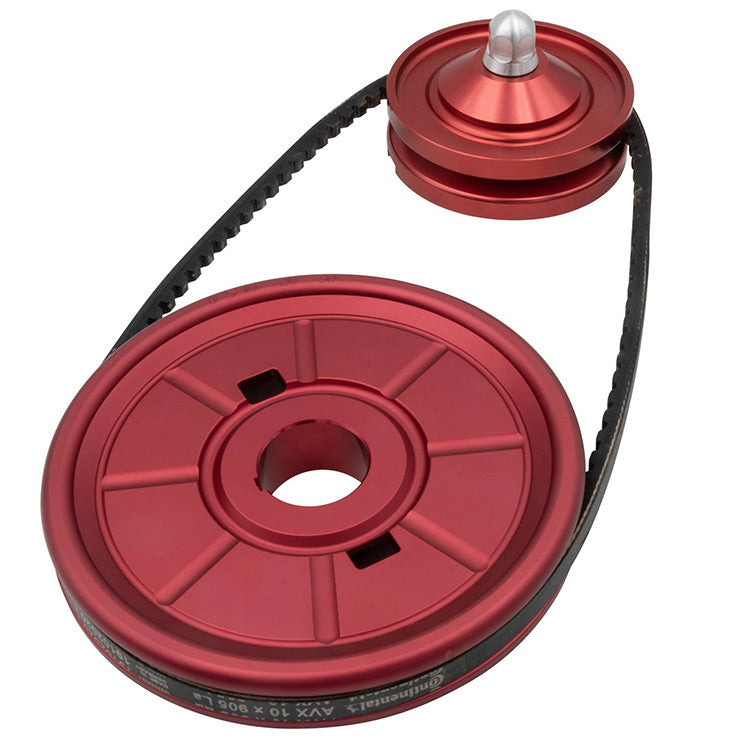 Empi 18-1126 Vw Bug Crankshaft Pulley Kit, Red Anodized W/Timing Marks