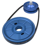 Empi 18-1128 Vw Bug Crankshaft Pulley Kit, Blue Anodized W/Timing Marks
