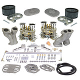 Empi 47-7336 Ultra Dual 44 Hpmx Carburetor Kit, Combo Linkage, Air Cleaners, Off-Set Manifolds