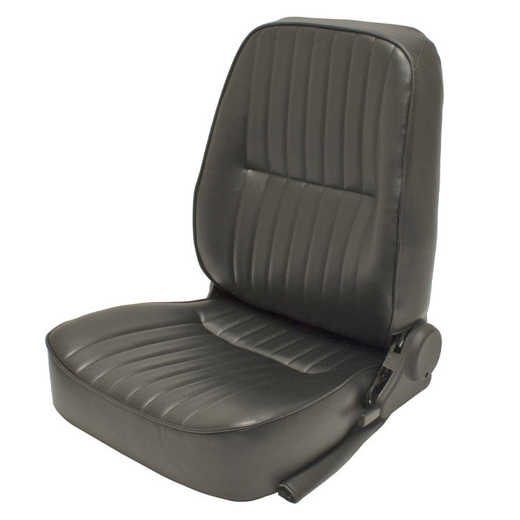 Empi 62-2950 Black Vinyl Reclining Low Back Bucket Seat, Left Side