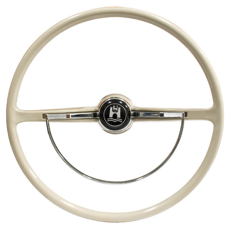 Empi 79-4004 Vw Bug Steering Wheel Kit 1962-1971. Ivory Grip (79-4004-0)