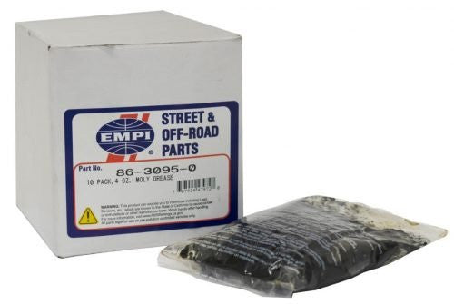 Empi 86-3095 CV Joint Moly Grease 4 Oz. Packet, HD Extreme Pressure, 10 Packs