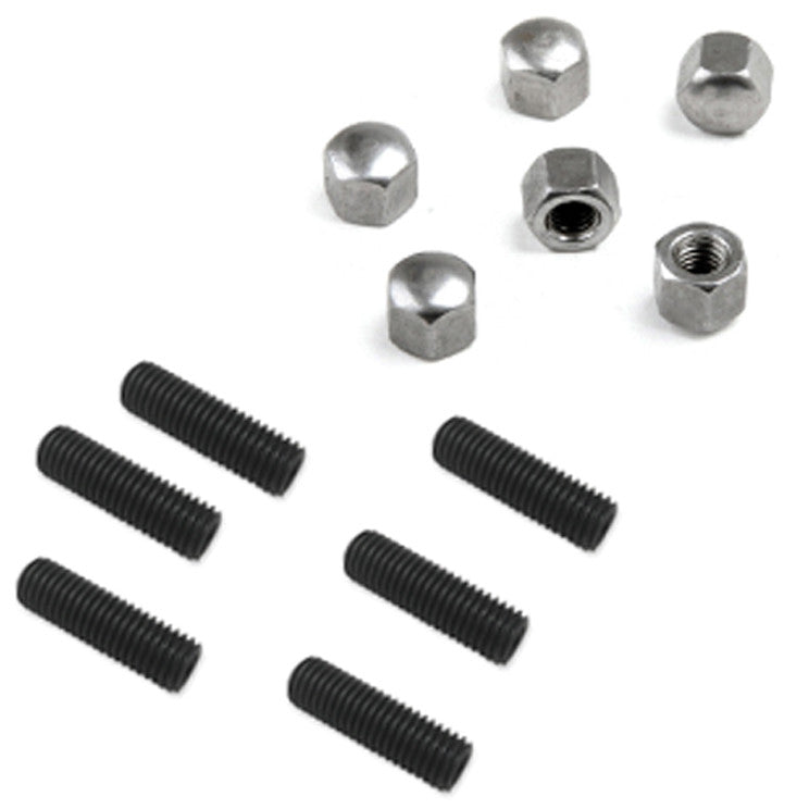 Vw Bug Oil Drain Plate Stud And Nut Kit. Vw Air-cooled Engines 1500cc & up, 12 Piece Kit (AC115298-SN)