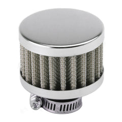 Chrome Gauze Mini Breather Filter Without Shield