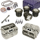 1641cc Air-cooled Vw Bug Engine Rebuild Kit, Top End Heads & Pistons