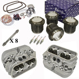 Vw Bug Engine Rebuild Kit 1776cc Air-cooled, Top End GTV-2 Heads & Pistons