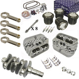 Vw Bug Engine Rebuild Kit 1776cc Air-cooled, 69mm Crank GTV-2 Heads & Pistons