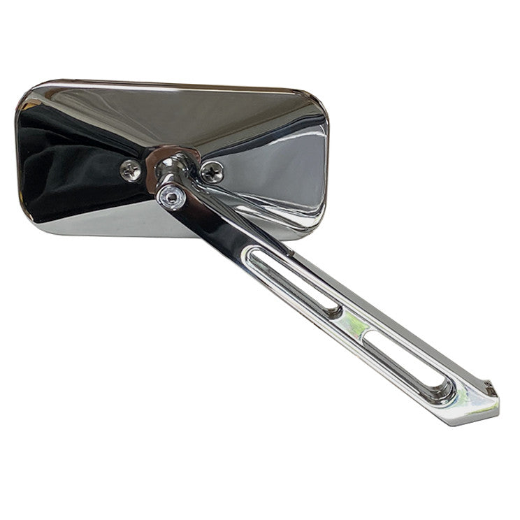 Manx Buggy Chrome Sideview Rectangular Mirror, Universal Left Or Right, Each