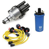 Vw Bug Ignition Kit 009 Distributor, 12V Bosch Beru Coil, Yellow Wires
