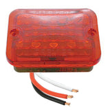 Red Led Bulbs With Red Lens For Chrome Mini Sand Rail Tail Lights, Each