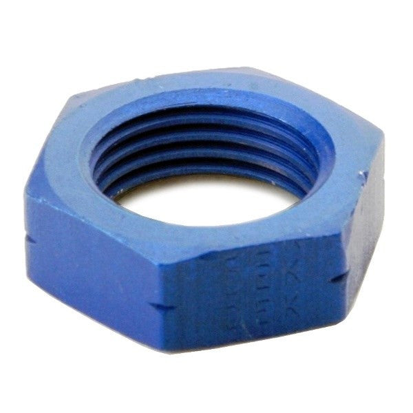 An Nut For #8 Bulk Head Adapter - Blue