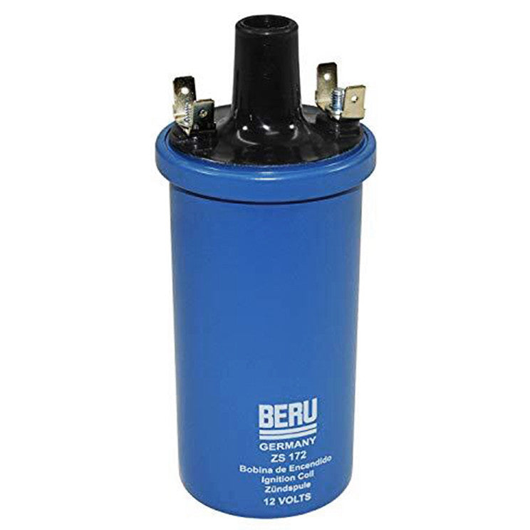 Beru 12 Volt High Energy Oil Filled Blue Coil, 3.3 Ohm