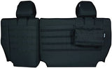 Bartact Black Rear Seat Covers, Split Bench For Jeep Wrangler JK 2 Door 2011-12